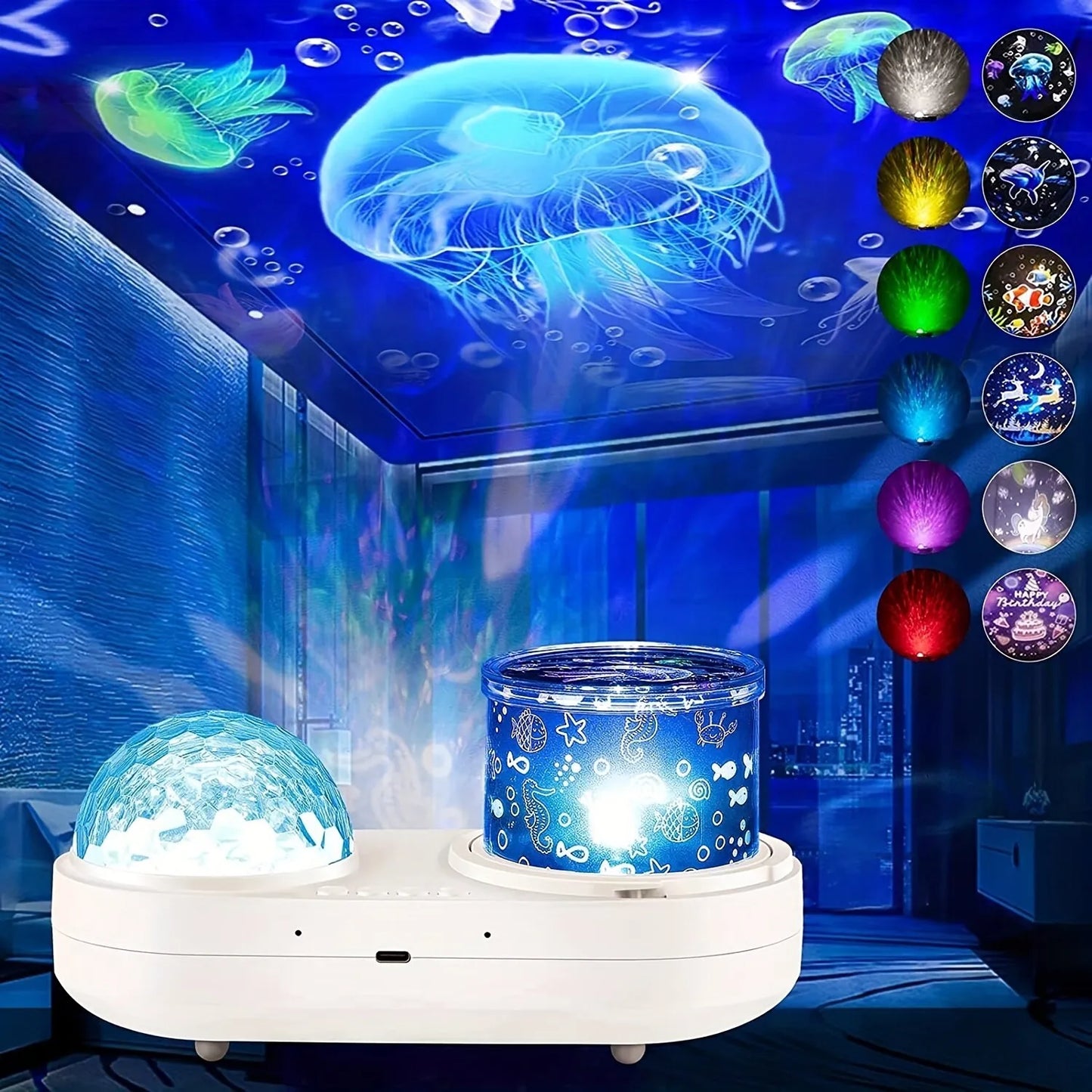 Ocean Night Light Projector