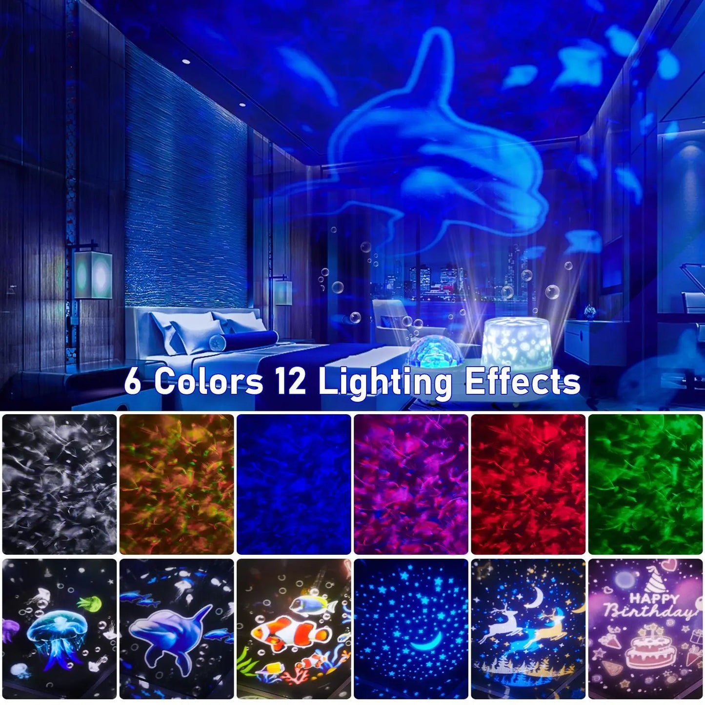 Ocean Night Light Projector